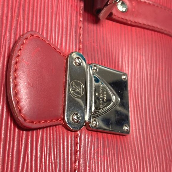LOUIS VUITTON M5887E Epi Segur PM flap Hand Bag Epi Leather Castilian Red - Picture 10 of 16